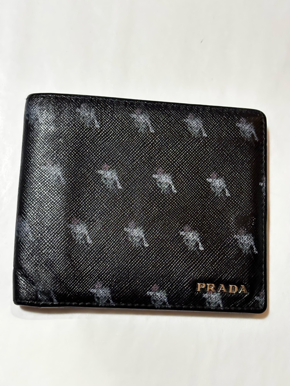 Prada Mens Wallet Guns & Roses Limited Edition